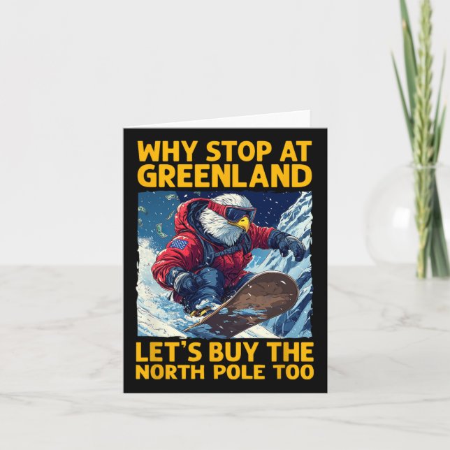 Tarjeta Norteamérica: Snowboarding En Groenlandia Y El Nor (Anverso)