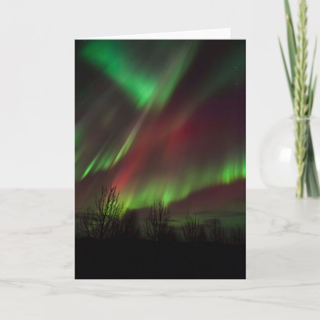 Tarjeta Northern Lights | Scandinavia, Iceland (Anverso)