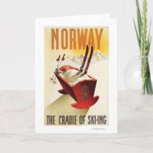 Tarjeta Norway - The Cradle of Skiing
