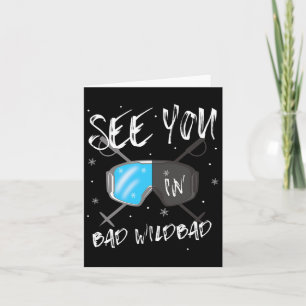 Tarjeta Nos vemos en la mala Alemania salvaje de vacacione