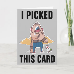 TARJETA NOSE PICKER FUNNY BIRTHDAY CARTAS