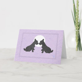 Tarjeta Nosotras escocesas adoran el día de San Valentín e