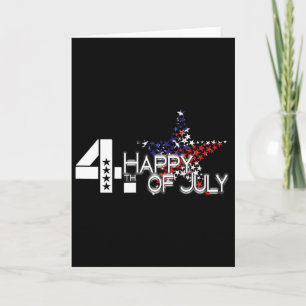 Tarjeta Nosotros Feliz Día de la Independencia 4 de julio