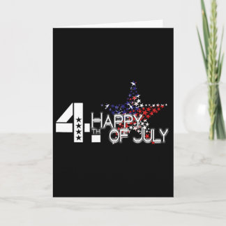 Tarjeta Nosotros Feliz Día de la Independencia 4 de julio 