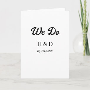 TARJETA NOSOTROS HACEMOS NOMBRE DE PAREJA FECHA DE BODAS S