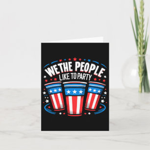 Tarjeta Nosotros La Gente Nos Gusta La Fiesta Beer Pong Di