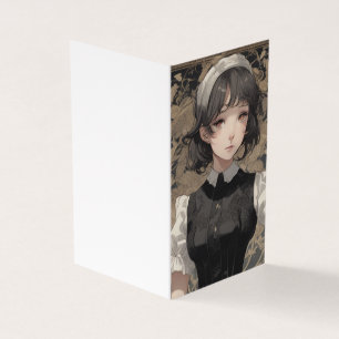 Tarjeta Nostálgico Pequeño vestido negro Anime LBD Blank