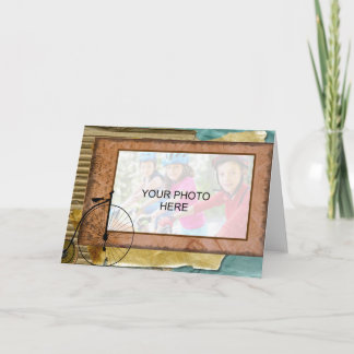 Tarjeta Nostálgico que completa un ciclo la foto temática