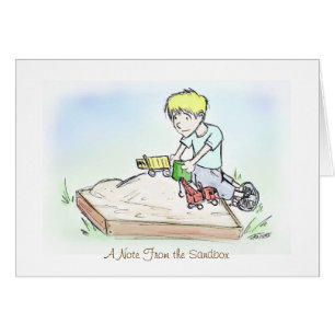 Tarjeta - nota de la salvadera