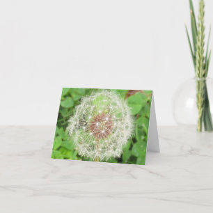 Tarjeta - Nota - Deseo Dandelion