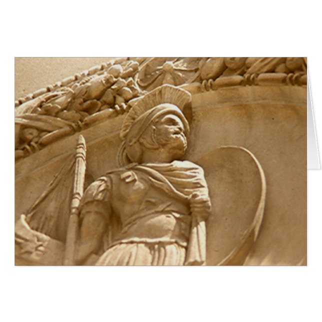 Tarjeta - Nota - Legionario romano (Anverso (Horizontal))