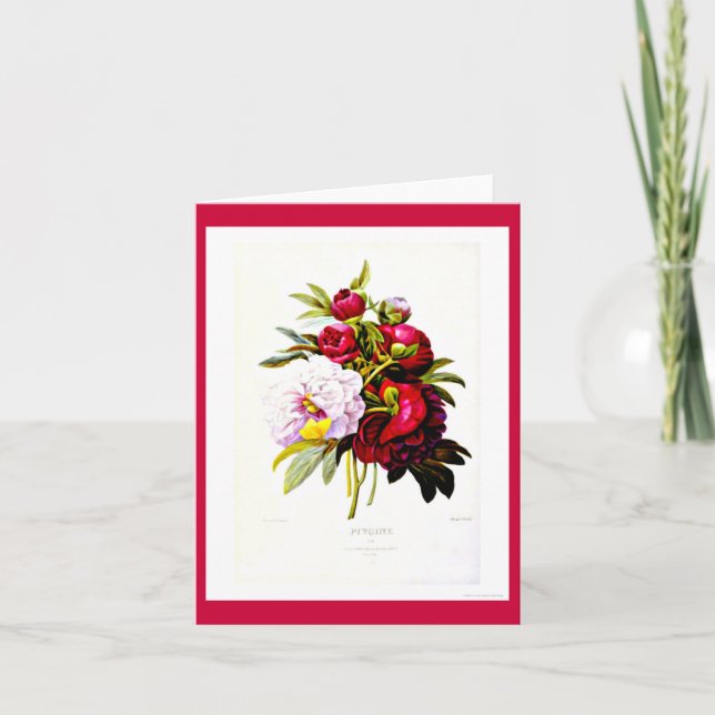 Tarjeta Notecard-Botanicals-Pedro José Redoute 7 (Anverso)