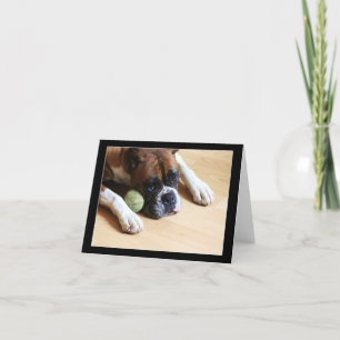 Tarjeta Notecard boxer