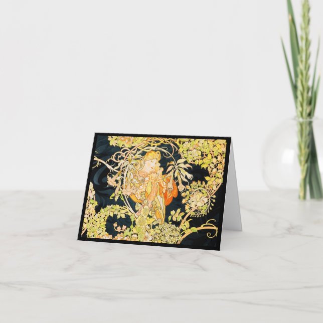 Tarjeta Notecard-Classic/Vintage-Mucha 20 (Anverso)