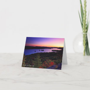 Tarjeta Notecard: Cuarto lago, entrada, NY