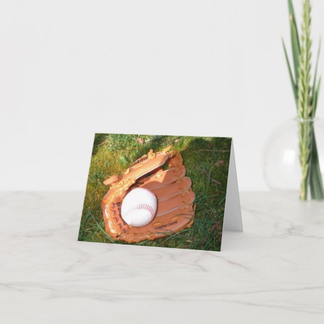 Tarjeta Notecard de béisbol (Anverso)