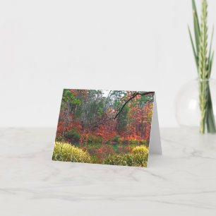 Tarjeta Notecard de la foto del arte del arbolado