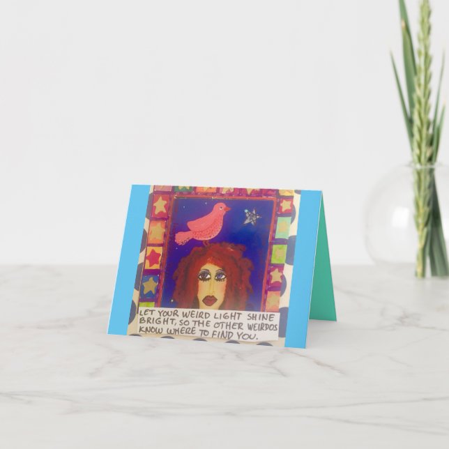 TARJETA NOTECARD-DEJA QUE TU LLUVIA LIGERA LÁCTEA LÁCTEA L (Anverso)