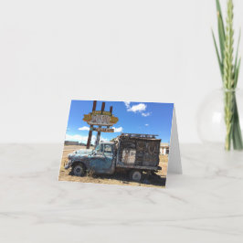 Tarjeta notecard del camión del tucumcari (espacio en