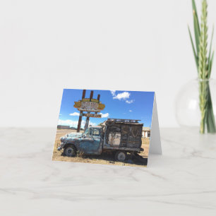 Tarjeta notecard del camión del tucumcari (espacio en