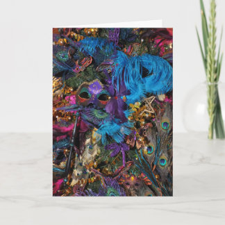 Tarjeta Notecard del carnaval/de New Orleans