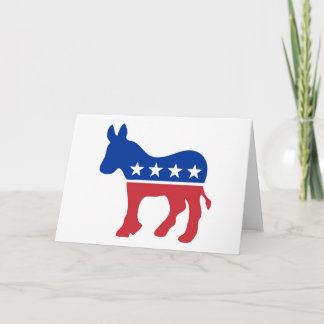 Tarjeta Notecard Democratic
