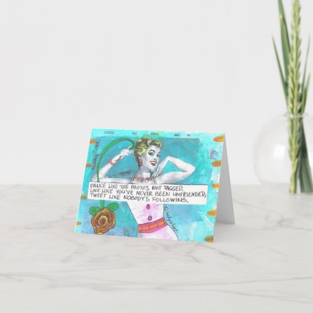 Tarjeta NOTECARD - El AMOR COMO USTED NUNCA HA SIDO SIN (Anverso)