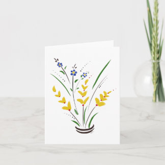 Tarjeta Notecard en blanco