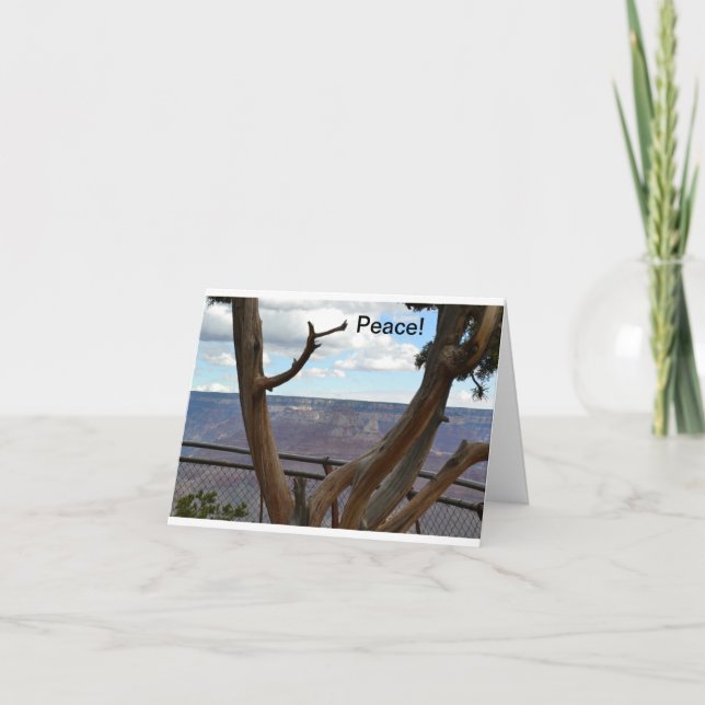 Tarjeta Notecard enmarcado Gran Cañón (Anverso)