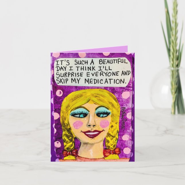 Tarjeta Notecard-es un día tan hermoso que creo que lo har (Anverso)