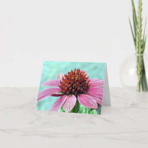 Tarjeta Notecard - Flor rosa