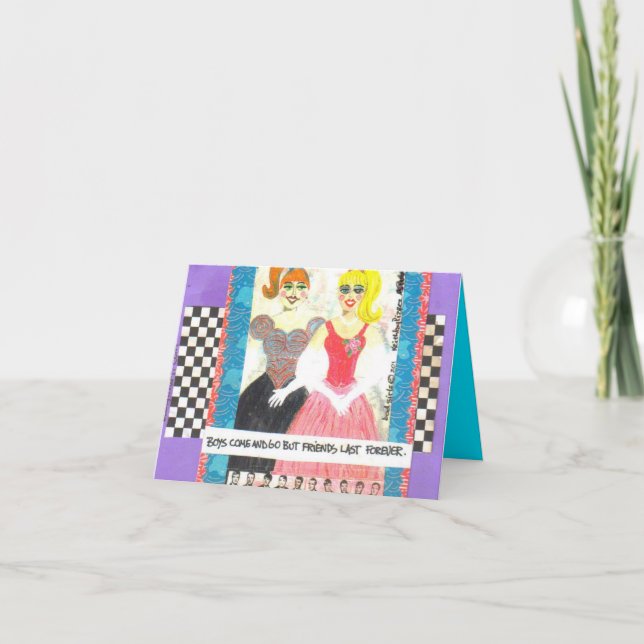 TARJETA NOTECARD-FRIENDS DURAN PARA SIEMPRE (Anverso)