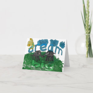 Tarjeta Notecard grande ideal