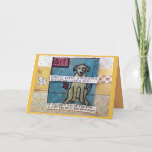 TARJETA NOTECARD-HANDLE CADA AGOTADOR