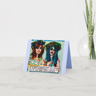 TARJETA NOTECARD-HEMOS SIDO AMIGOS POR TANTO TIEMPO