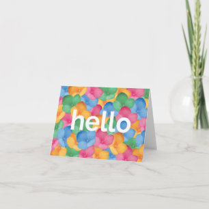 Tarjeta Notecard - hola
