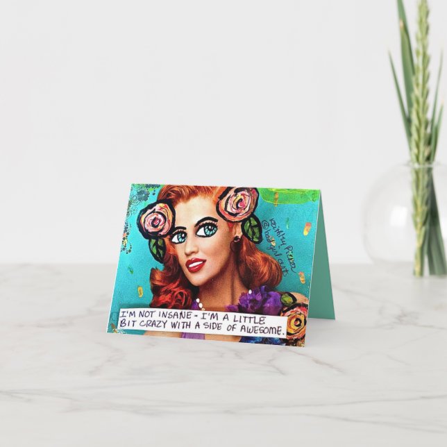 TARJETA NOTECARD-I NO INSANO (Anverso)
