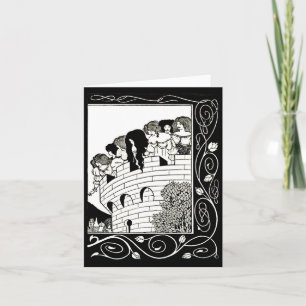Tarjeta Notecard-Ilustracion Vintage-Aubrey Beardsley 6