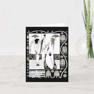 Tarjeta Notecard-Ilustracion Vintage-Aubrey Beardsley 7