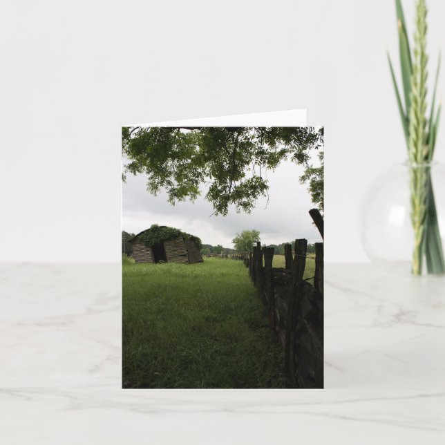 Tarjeta Notecard inclinado (Anverso)