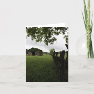 Tarjeta Notecard inclinado