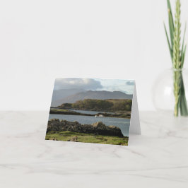 Tarjeta Notecard: Isla del paisaje de Skye