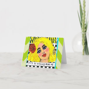 Tarjeta NOTECARD-IT es el SER TAN IMPLICADO YO
