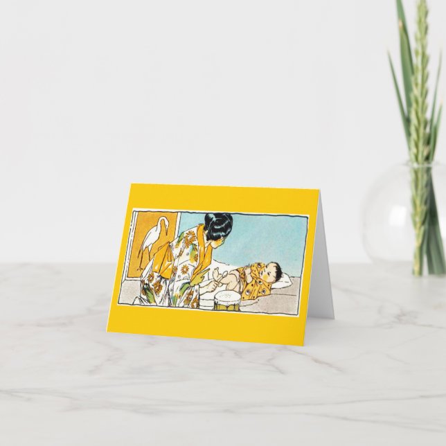 Tarjeta Notecard-Just para Niño-Ruth Maria Hallock 4 (Anverso)
