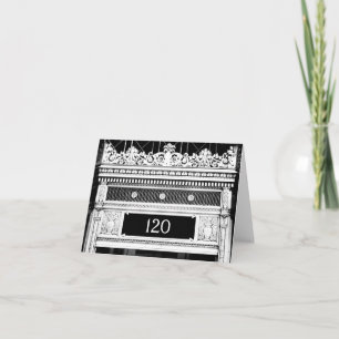 Tarjeta Notecard-Love Art House Arquitectura de época 3