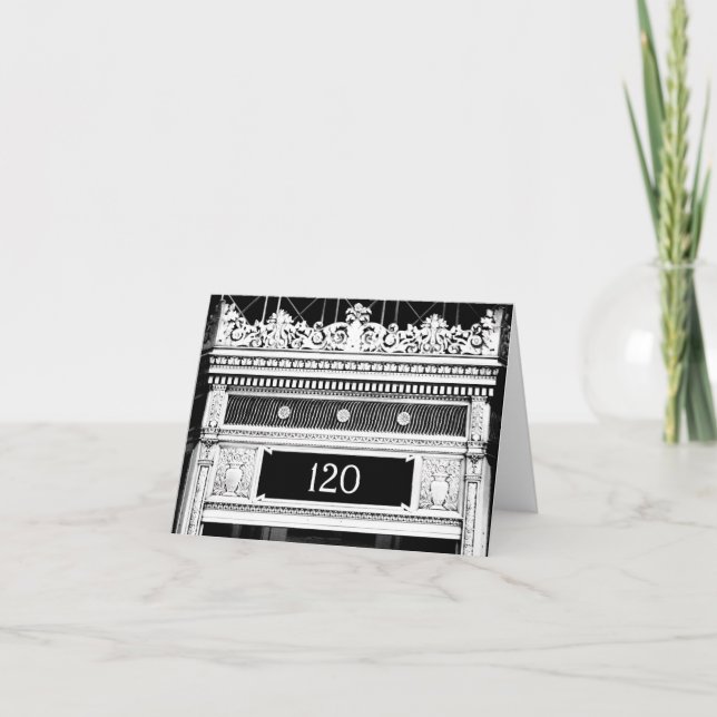 Tarjeta Notecard-Love Art House Arquitectura de época 3 (Anverso)