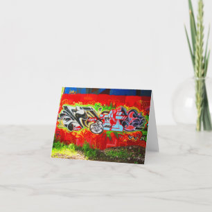Tarjeta Notecard-Love Art House-Graffiti 3