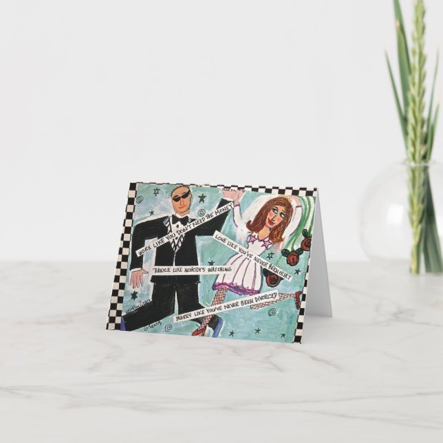 Tarjeta notecard-LOVE COMO SI NUNCA HUBIERAS HERIDO (Anverso)