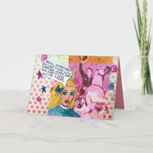 TARJETA NOTECARD-MEN-SOMETIMES USTED LINADO VIVE CON ELLOS