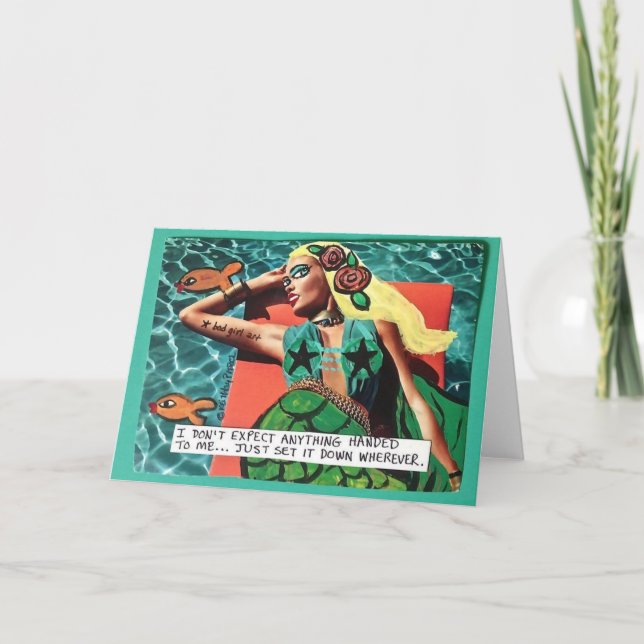 TARJETA NOTECARD-NO ESPERO NADA (Anverso)